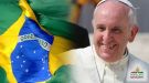 Papa saúda povo brasileiro ao passar por nosso céu.