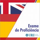 URI inscreve para Exame de Proficiência em  Língua Estrangeira