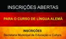 Cerro Largo: Abertas inscrições para curso de Língua Alemã
