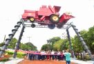 Governo Municipal inaugura pórtico em homenagem aos agricultores no Distrito do Sossego em Santo Ângelo