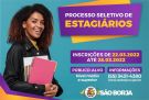 Prefeitura lança Edital de Processo Seletivo para ingresso de Estagiários no Poder Executivo Municipal de São Borja