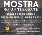 SDS e ACLUMASA promovem Mostra de Artesanato