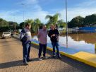Prefeito Bonotto verifica situação da enchente do Rio Uruguai