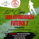 Inscrições para a Copa Lima Refrigeração de Futebol 7 seguem até 3 de novembro