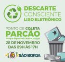 SMAMA fará recolhimento de lixo eletrônico na próxima segunda-feira no Parcão de São Borja