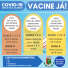 SMS agenda três dias para vacinação contra a Covid nesta semana