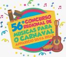 56º Concurso Regional de Músicas para o Carnaval Apparício Silva Rillo inicia na próxima quinta-feira