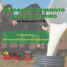Roque Gonzales institui programa municipal de fomento ao setor leiteiro