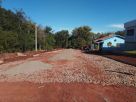 Roque Gonzales está com mais uma obra de pavimentação em fase final 