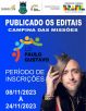 Campina das Missões lança editais da Lei Paulo Gustavo