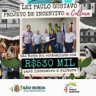 Lei Paulo Gustavo deve investir mais de R$ 530 mil na Cultura em São Borja 