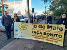 Caminhada contra o abuso infantil mobiliza estudantes e comunidade em São Luiz Gonzaga
