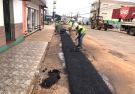 Corsan recupera mais de 3,5 mil metros quadrados de vias em obras de esgotamento sanitário em São Luiz Gonzaga