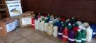 Sabão para doação é produzido por voluntários de Porto Mauá e Porto Xavier