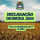 Cândido Godói lembra contribuinte que a declaração do INCRA 2024 deve ser paga até 17 de julho