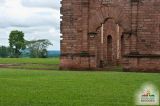 Ruínas da redução Jesús de Tavarangüe, no Paraguai, com arquitetura de influência moura