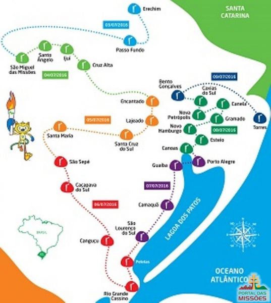 Google lança mapa interativo para acompanhar a tocha olímpica